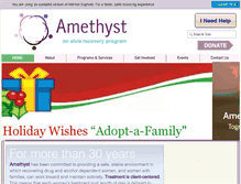 Tablet Screenshot of amethyst-inc.org